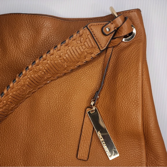 Vince Camuto Soft Genuine Pebbled Leather Large Hobo/Shoulder Bag - Picture 7 of 15